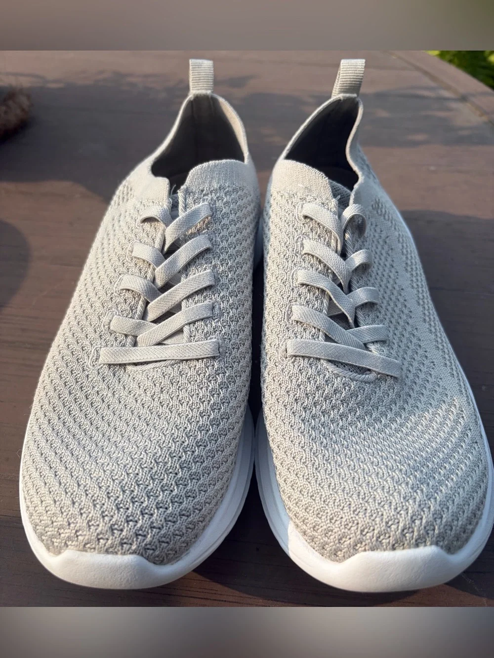 S Sport by Skechers Women's Resse 2.0 Light Gray Slip-On Sneakers size 8
